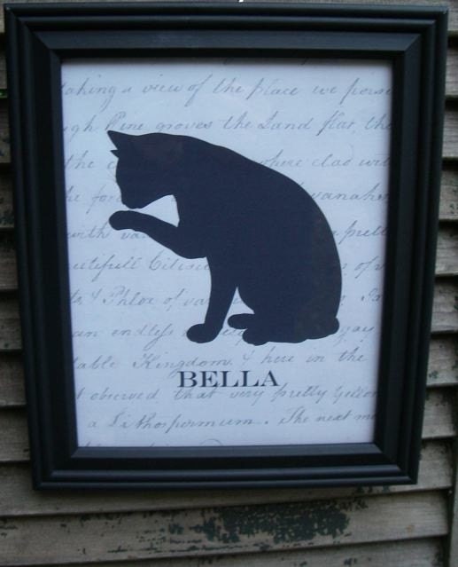 PERSONALIZED 8 x 10 Cat Print