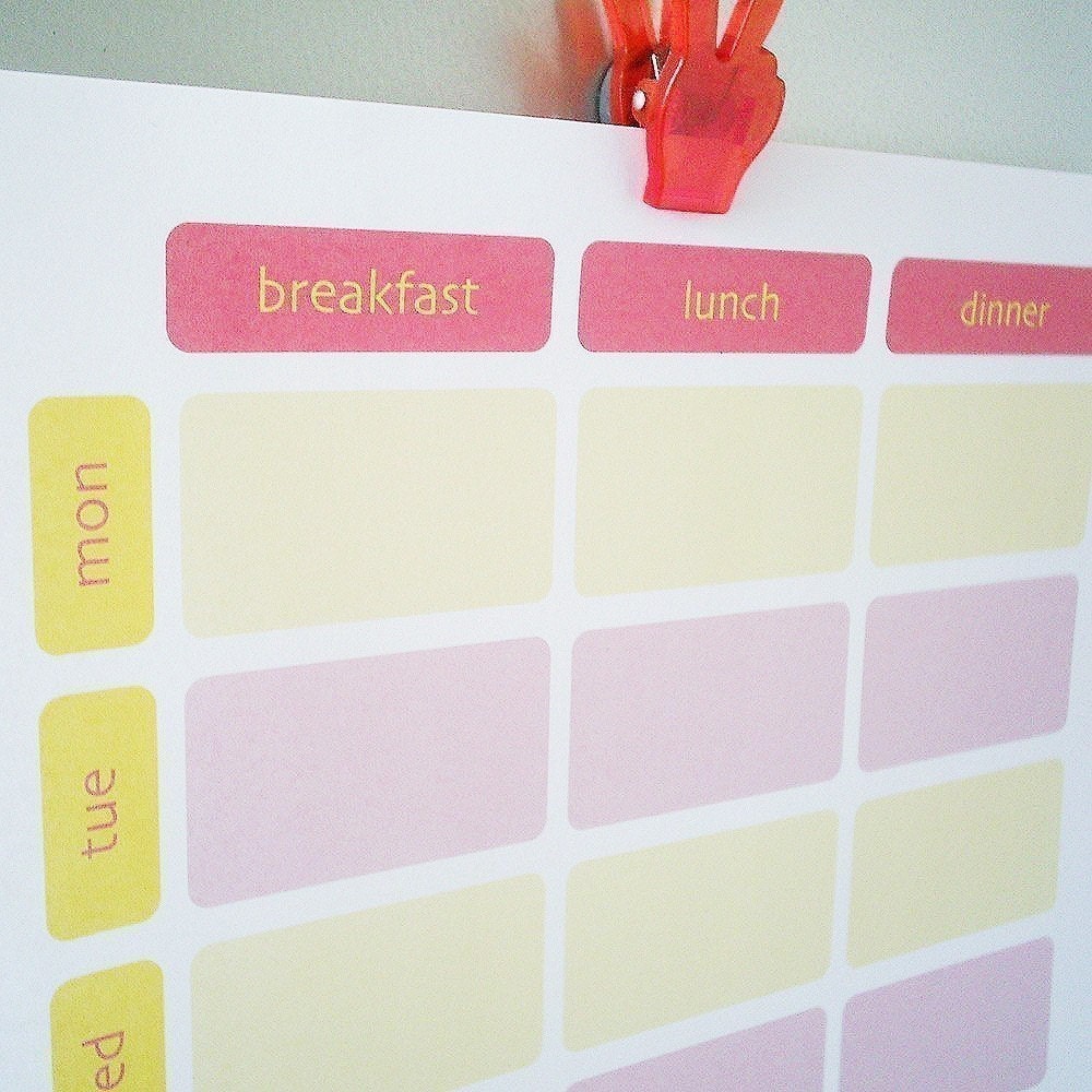 Printable Weekly Meal Planner