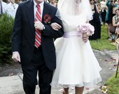 Tea Length Wedding Dress - Vintage Retro Style