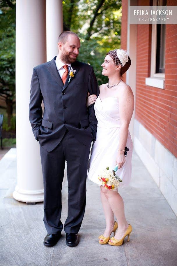 Short Wedding Dress Vintage Wiggle Style