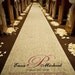 Custom Wedding Aisle Runner - Ivory