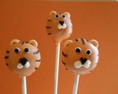 Tiger Cake Pops