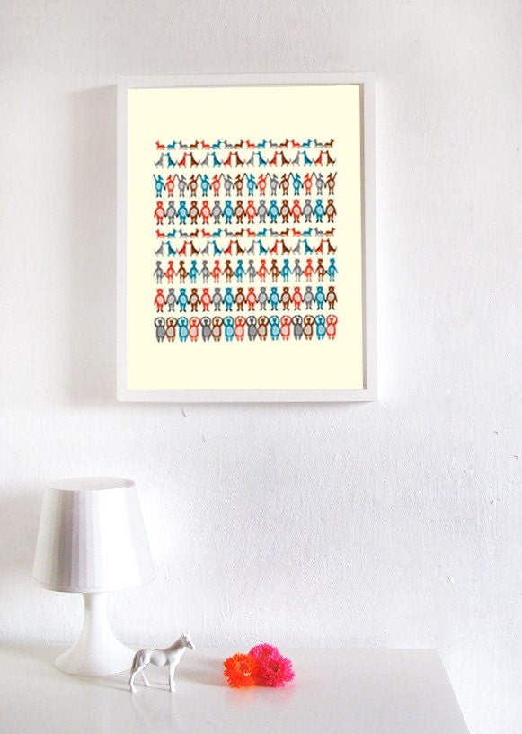 Animals Print - 8x10 or A4