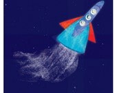 Spacecraft Print - 8x10 or A4