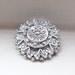 Reserved Victorian Sweetheart Star Photo Locket Brooch