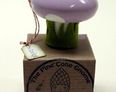 Lucky Mushroom Ornament -Lavender