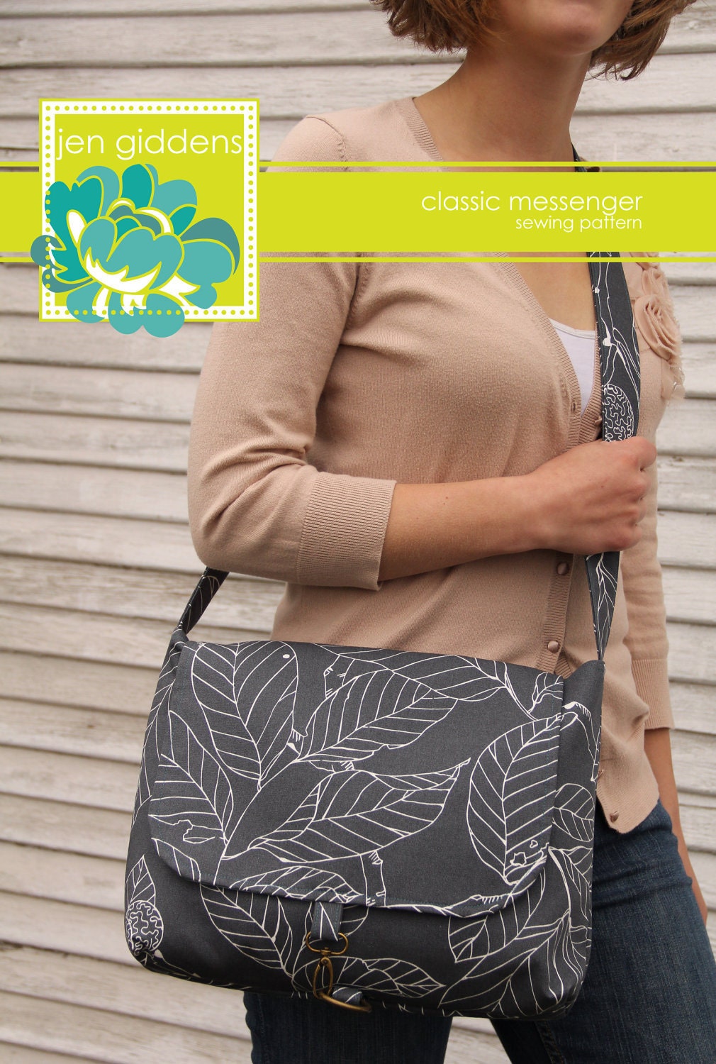 PDF Classic Messenger Sewing Pattern