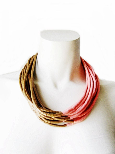 Bold Tribe - African Pop Minimalist Bib Necklace - No. 13