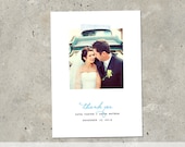 wedding thank you photo card - "Picture Perfect"