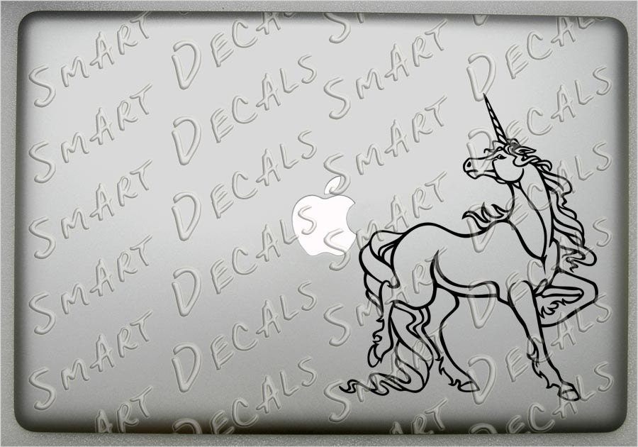 Graceful Unicorn Vinyl Decal Sticker Macbook Laptop Wall Car Magical Mythical Fantasy