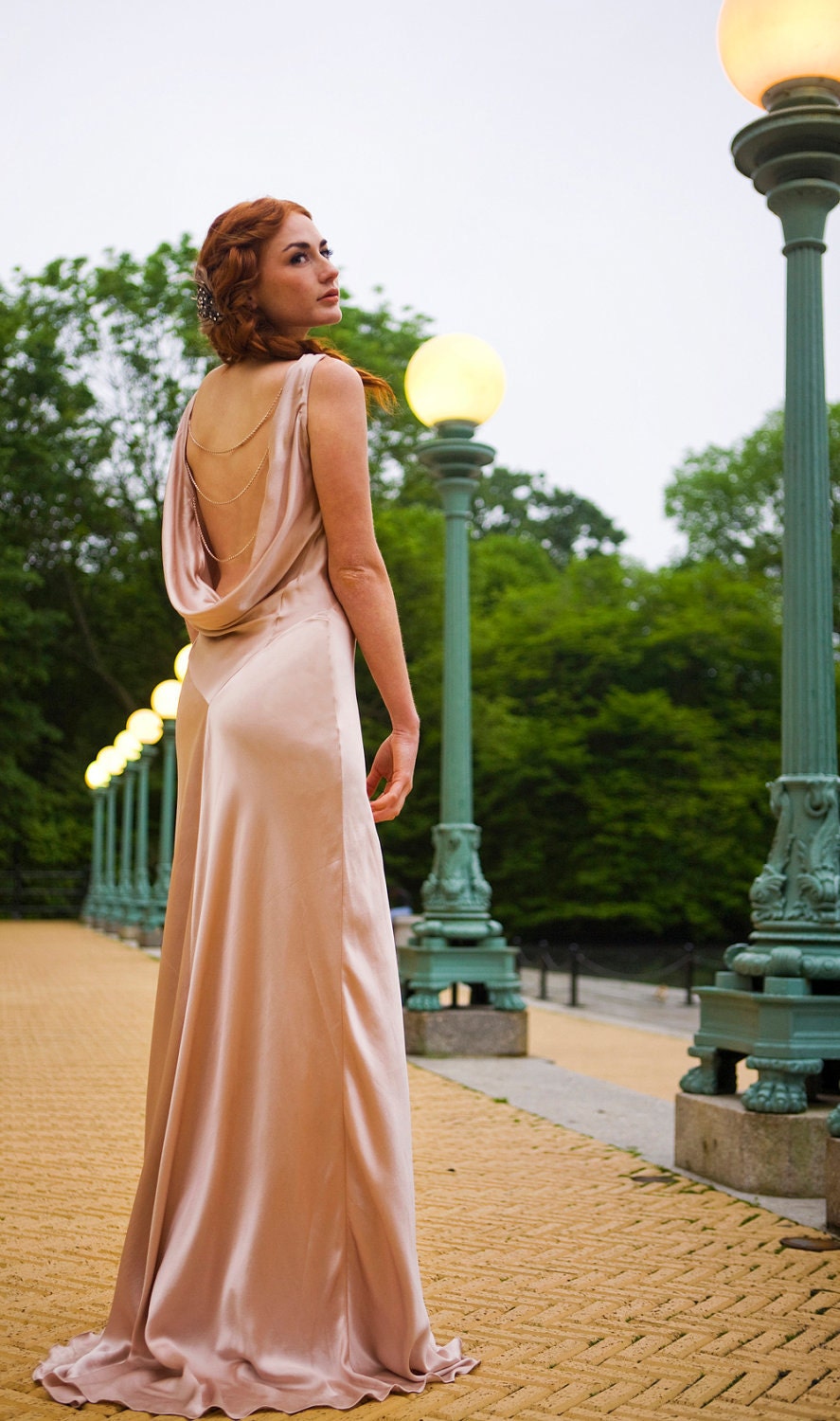 50% Deposit- Ella Bridal gown, Custom for Natalie