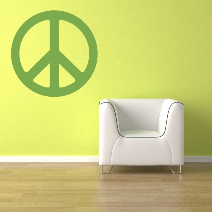 Wall Decal Peace Sign Symbol
