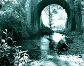 The Supremeness of Being - A4 Spain Camino de Santiago Bridge River Landscape Photo Print - Beautiful Gift for Nature lovers & Hikers