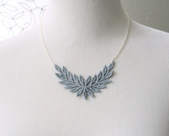 Silver Lace Necklace - Wilhelmina