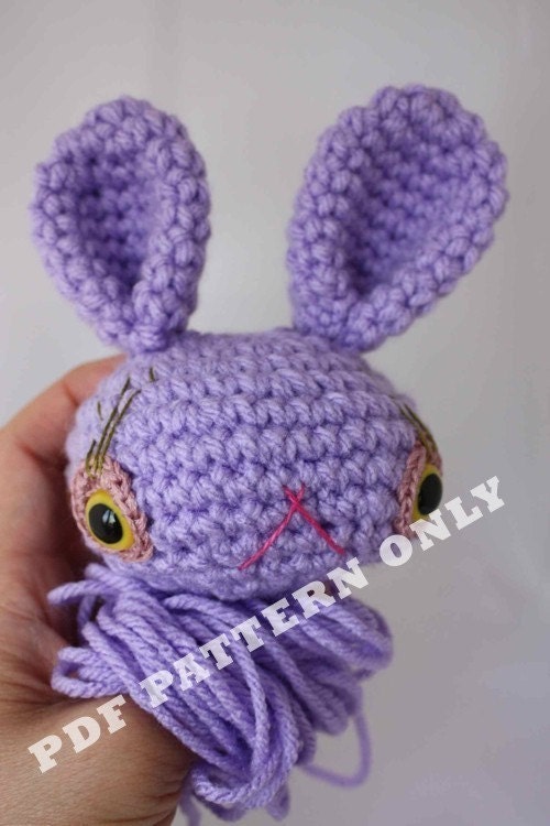 Rabbit Amigurumi, Love Bunny, Valentine Pattern -- PDF Crochet Amigurumi