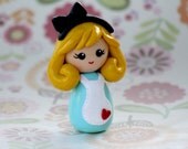 Alice in Wonderland kokeshi doll