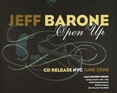 Jeff Barone - hand pulled screenprint gig poster