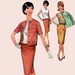 1960s Vintage Sewing Pattern Simplicity 4810 Skirt blouse & Jacket Size 12 Bust 32