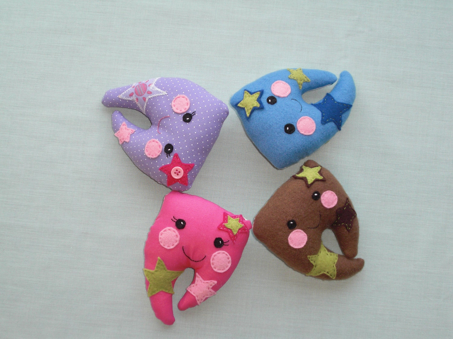 Tooth Fairy Pillow, Girls and Boys handmade tooth fairy pillow Custom MADE TO ORDER