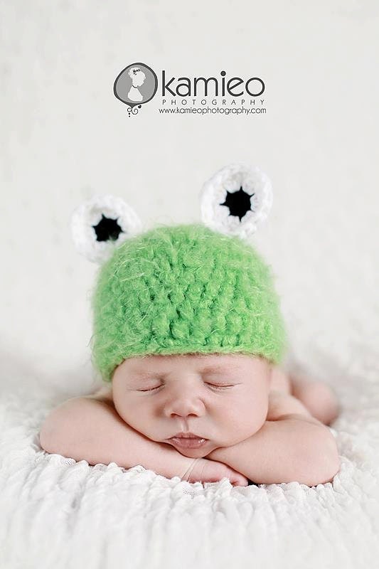 Frog Beanie - Super Soft - Made to Order