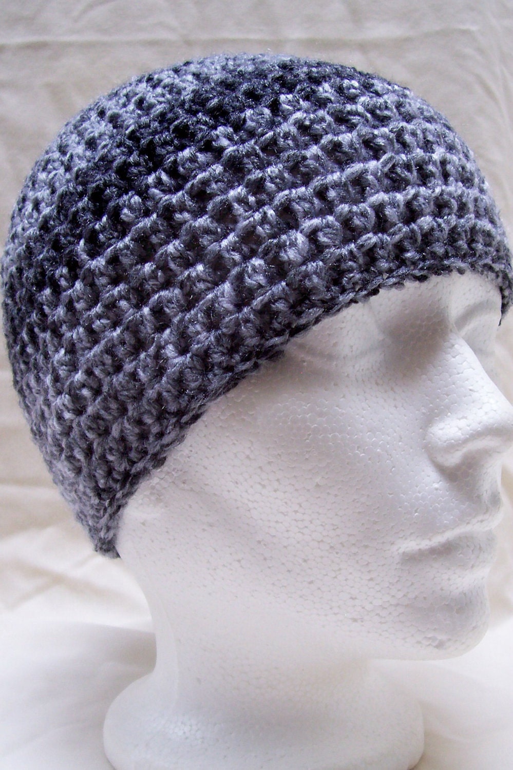 ladies hat girls beanie light gray medium gray dark gray crochet hats for women charcoal 5275