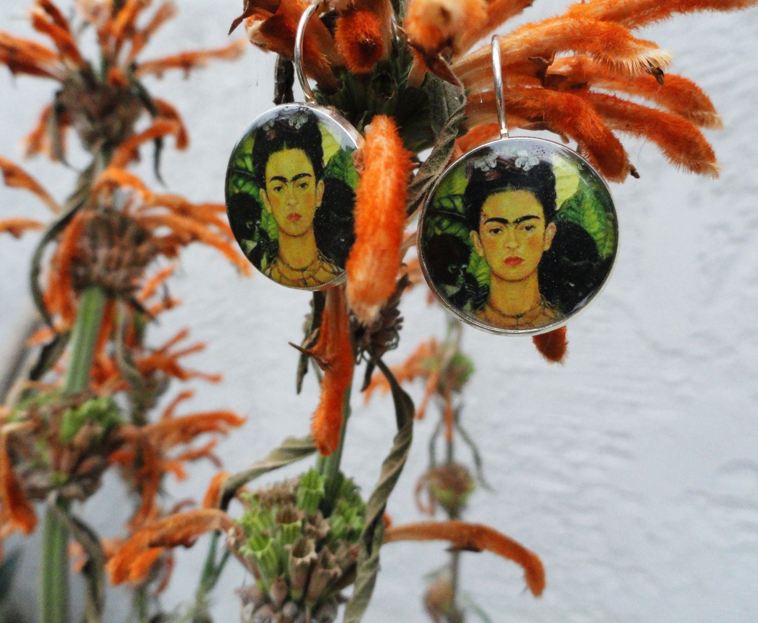 Frida Kahlo Self Portrait Earrings