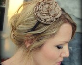 Headband for Women, Camel Flower Headband, Large Peony for Adults and Girls