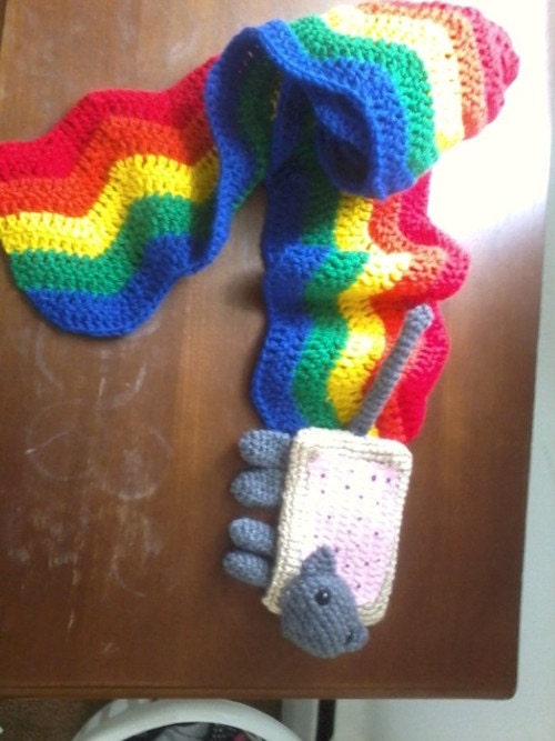 Poptart Cat Scarf Pattern
