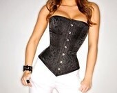 Meschantes Victorian Overbust Corset - custom fabric /for HARMONY ONLY