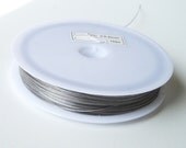 Beading Wires, Silver Tiger Tail Beading Wires Roll //  100 meter/ approx 328 feet
