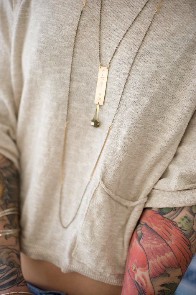 Stand Up Necklace 1A19