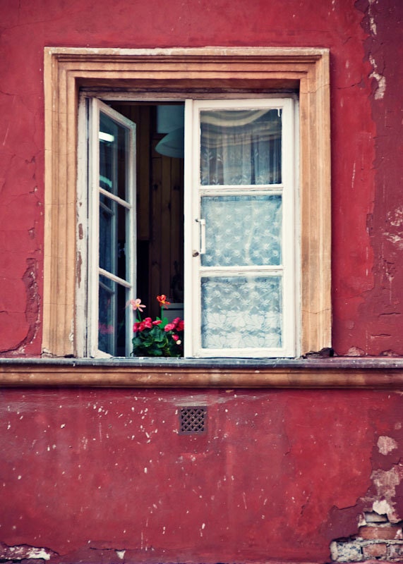 The Red Window - 5x7 fine art print