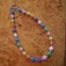 Childs Necklace, Pastel Bling Beads, by Brendas Beading on Etsy