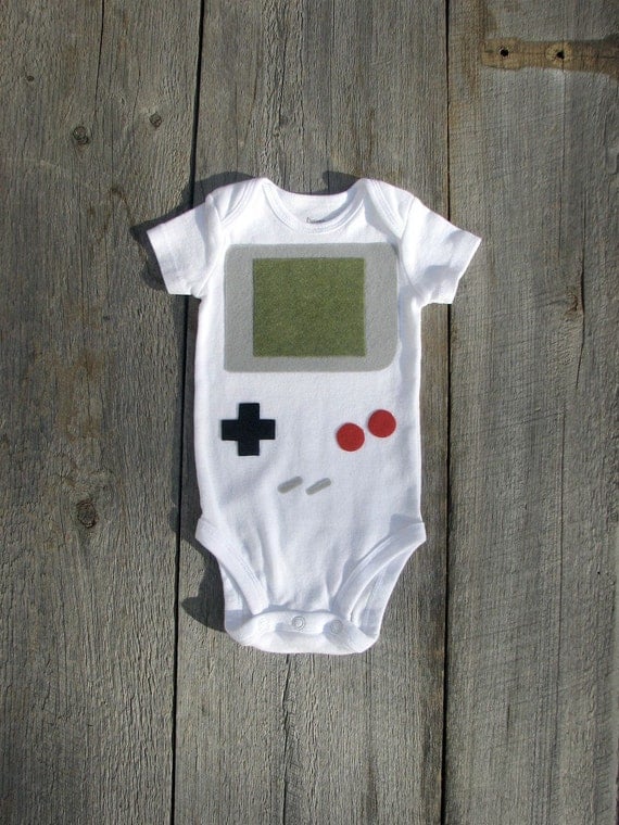 Gameboy-ish Baby Clothes