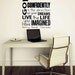 Go Confidently in the Direction of Your Dreams Thoreau Quote Wall Decal