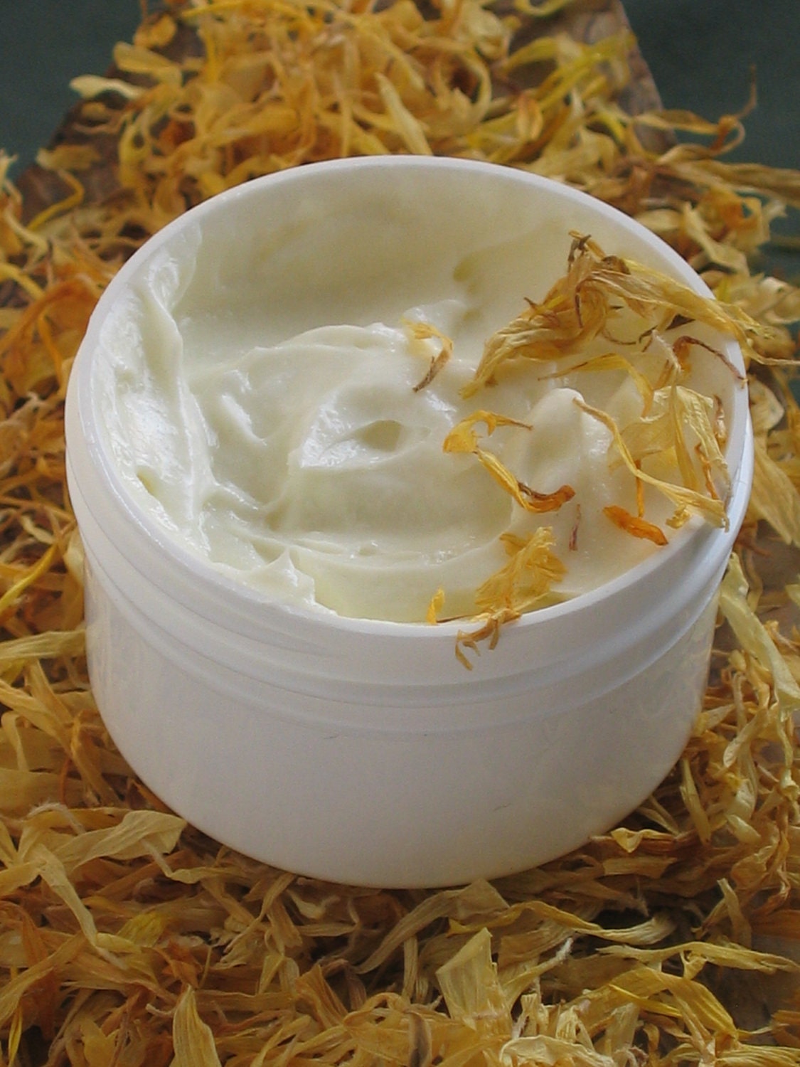 Organic Calendula Lotion - Only Organic Oils Used- 1 1/2 oz. BPA FREE Jar - Safe for Babies and Children-Great for those with Sensitive Skin