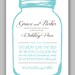 DIY Printable Wedding Invitations - Simple Pretty Mason Jar