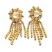 Hobe Chandelier Rhinestone Dangle Earrings Waterfall Bridal Jewelry RESERVED