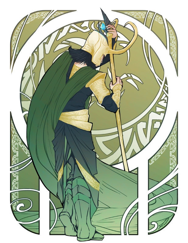 Art Nouveau Loki