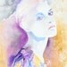 Watercolour Painting Fashion Illustration 11" x 17" Print - Goldink