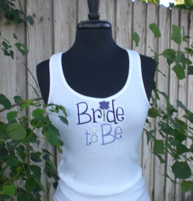 Tank Top - Bride Embroidered - Your Colors