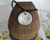 Handcrafted Artisan Pendant, Arrows, Fine Silver, Metalwork, Embossed, Man or Woman Unisex Pendant, The Hunger Games
