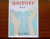 DAUGHTER 8x10 limited edition giclee print: healing, encouragement