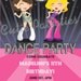 Disco Dance Party Birthday Invitation Disco Ball Birthday Invitations Printable or Printed