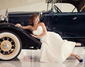 Retro Tea Length Wedding Dress - Charlotte Sometimes