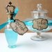 Alice in Wonderland Wedding "Drink Me" Party Tags- Kraft/Turquoise- Set of 12