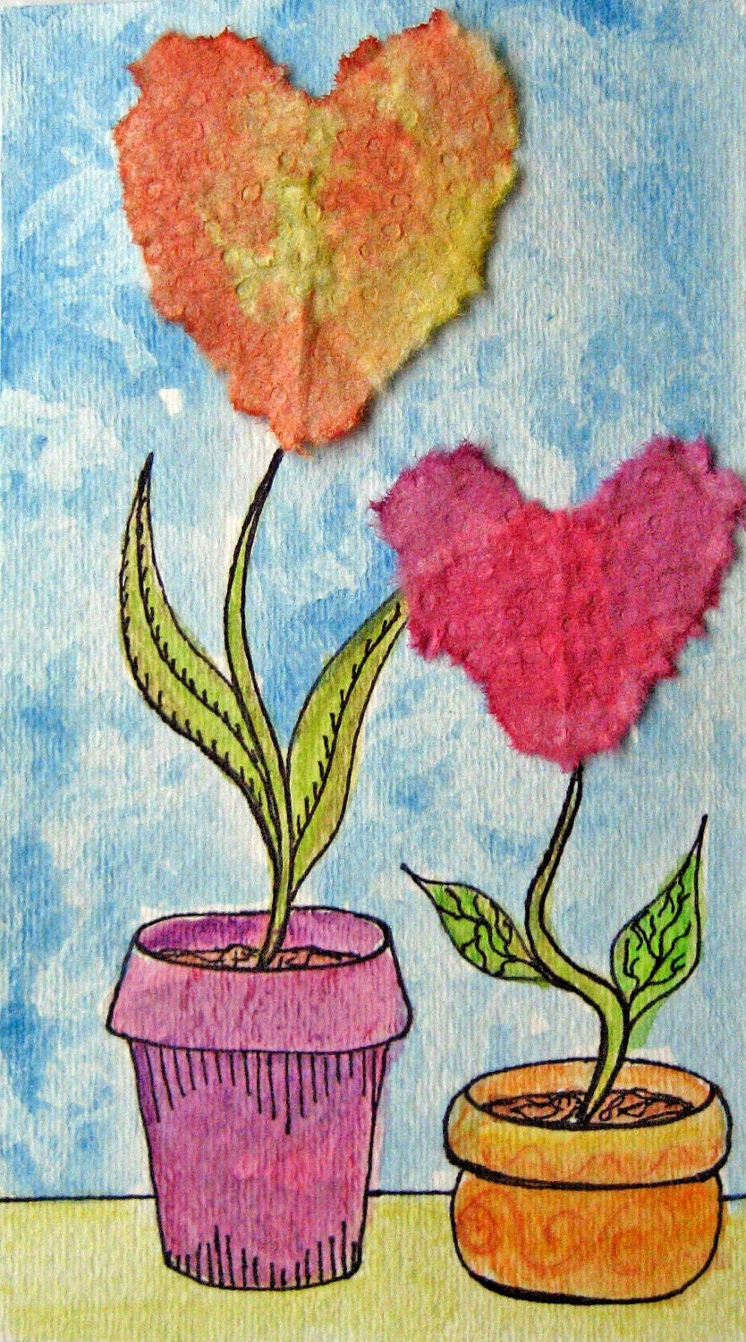 Mixed Media Original - Love That Grows