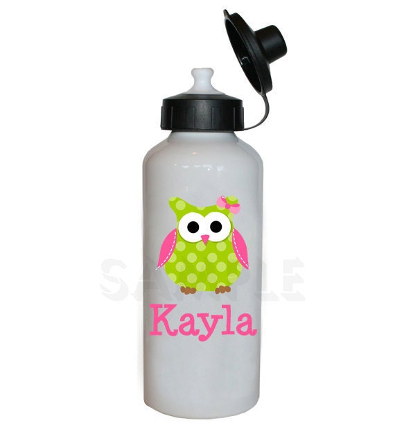 Owl Water Bottle Owl Personalized Water Bottle Il_170x135