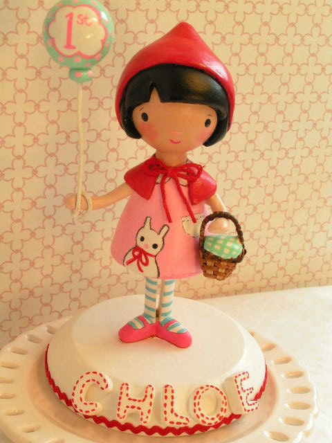 Sweetiepiecaketopper- A  Little Red Riding Hood