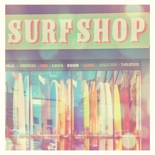 California beach photography, surfer home decor, beach lovers, summer vacation, surf shop rainbow surfboards, girl surfers, beach nursery